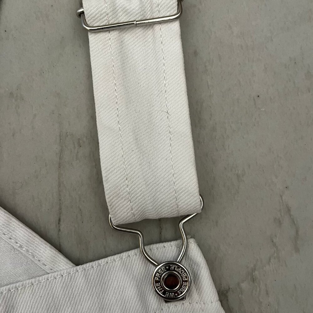 Ziggy Overalls Free People Size S White - Picture 2 of 7